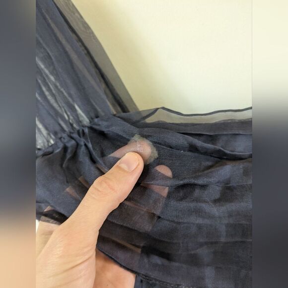 Anthropologie Girls From Savoy Navy Peggy Sue Pinup Midi Dress Size 4 Twee Y2K - Picture 4 of 7